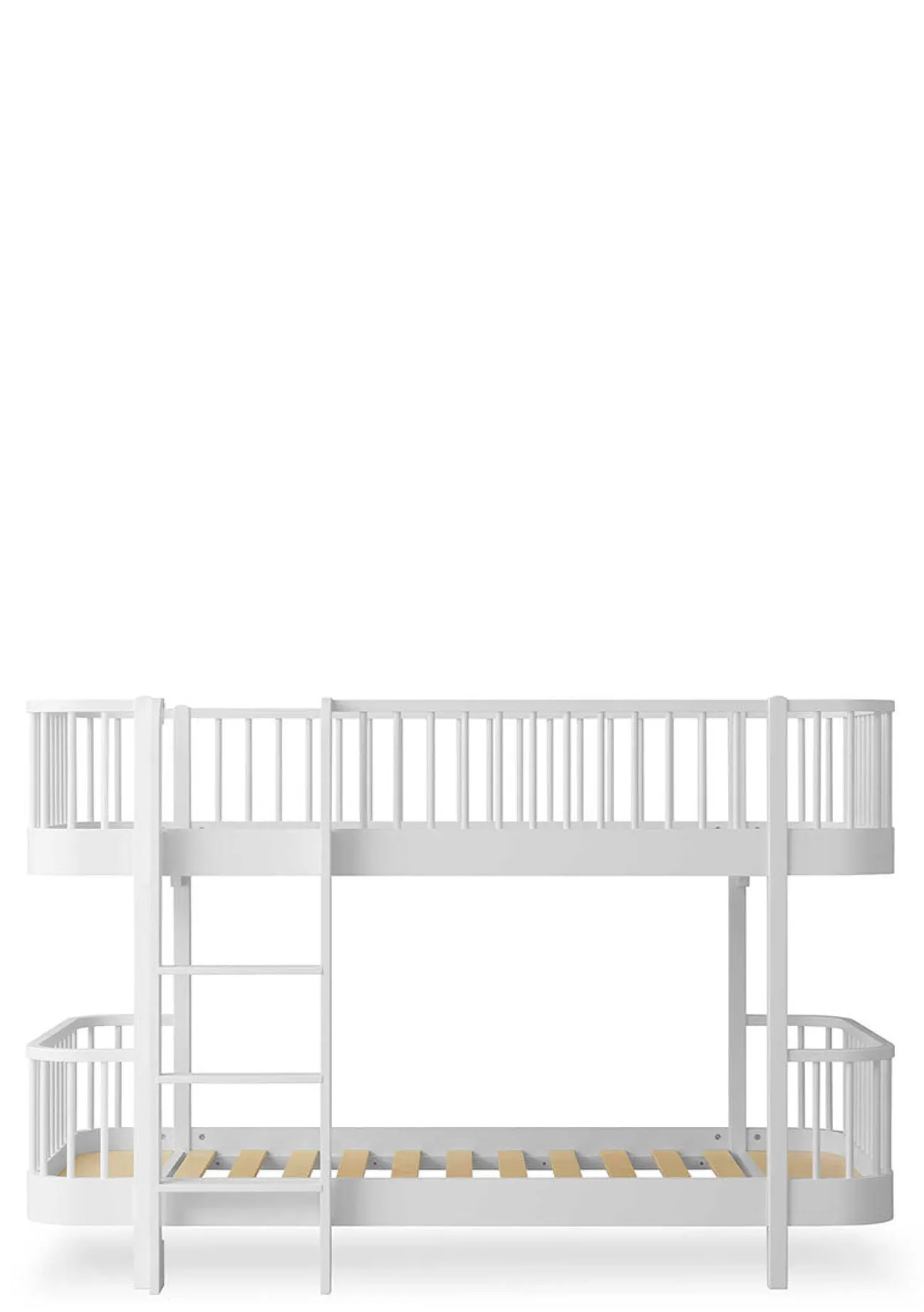 Clearance halbhohes Etagenbett 'Wood Original' Weiss 200 x 90 cm Kinder Hochbetten & Etagenbetten|Babybetten & Kinderbetten