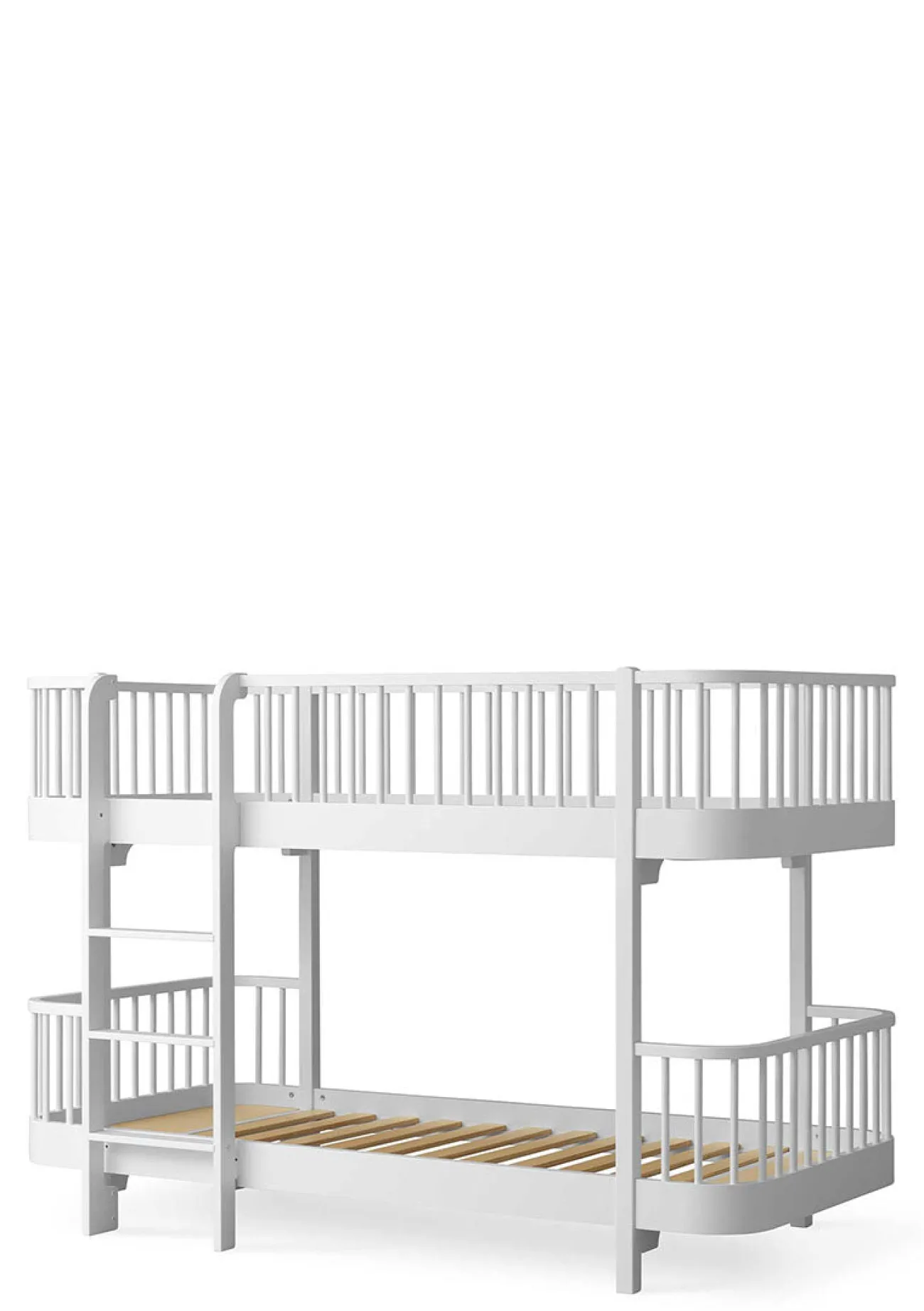 Clearance halbhohes Etagenbett 'Wood Original' Weiss 200 x 90 cm Kinder Hochbetten & Etagenbetten|Babybetten & Kinderbetten