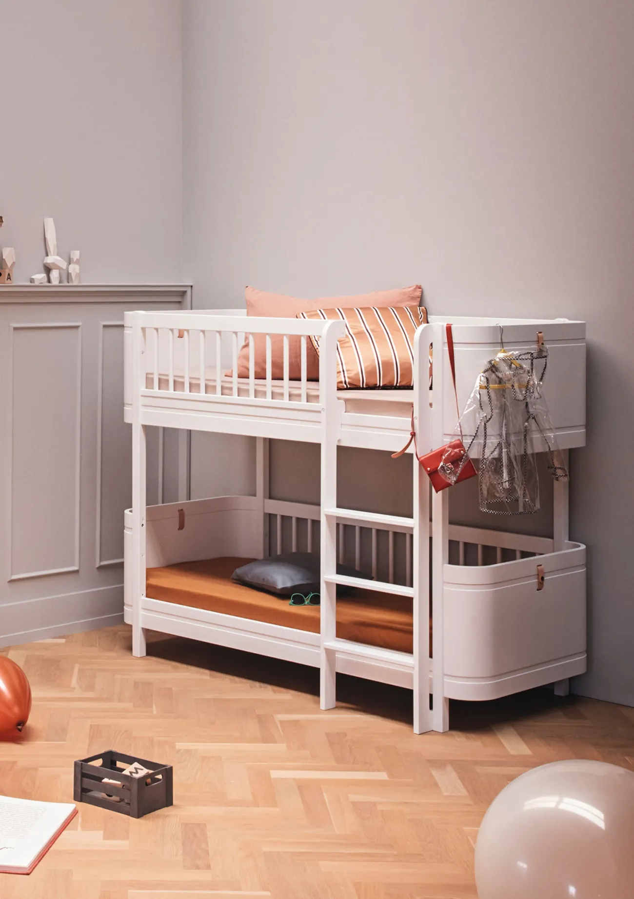 Outlet halbhohes Etagenbett 'Wood Mini+' 162 x 68 cm Kinder Hochbetten & Etagenbetten|Babybetten & Kinderbetten