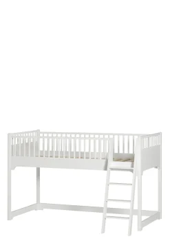 Best halbhohes Hochbett 'Seaside Classic' weiß 200 x 90 cm Kinder Hochbetten & Etagenbetten|Babybetten & Kinderbetten