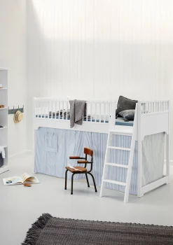 Best halbhohes Hochbett 'Seaside Classic' weiß 200 x 90 cm Kinder Hochbetten & Etagenbetten|Babybetten & Kinderbetten