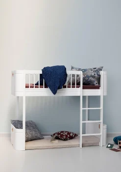 Clearance halbhohes Hochbett 'Wood Mini+' 162 x 68 cm Kinder Hochbetten & Etagenbetten|Babybetten & Kinderbetten