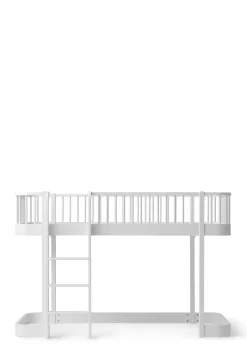 Discount halbhohes Hochbett 'Wood Original' 200 x 90 cm Kinder Hochbetten & Etagenbetten|Babybetten & Kinderbetten