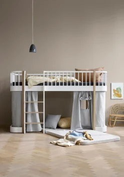 Discount halbhohes Hochbett 'Wood Original' 200 x 90 cm Kinder Hochbetten & Etagenbetten|Babybetten & Kinderbetten