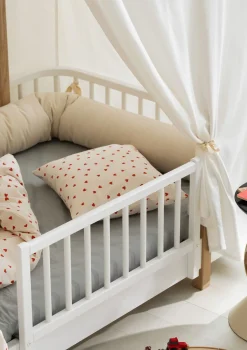 Hausbett 'Wood Original' Weiß / Eiche 200 x 90 cm Kinder Babybetten & Kinderbetten|Babybetten