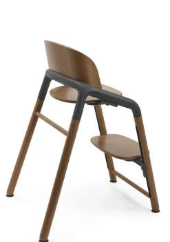 Best Hochstuhl 'Giraffe' warmes Holz / grau Kinder Kinderstühle & Kindertische|Hochstühle