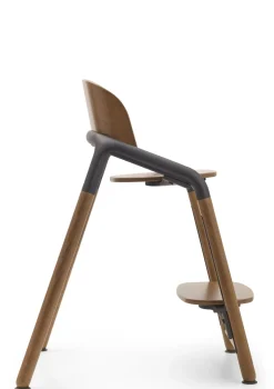 Best Hochstuhl 'Giraffe' warmes Holz / grau Kinder Kinderstühle & Kindertische|Hochstühle