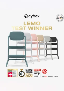 Hot Hochstuhl 'Lemo' 4-in-1 Set All White / White Kinder Kinderstühle & Kindertische|Hochstühle