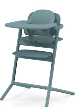 New Hochstuhl 'Lemo' 3-in-1 Set Stone Blue / Mid Blue Kinder Kinderstühle & Kindertische|Hochstühle