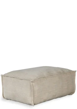 Hot Hocker 'Linen Ottoman' Beige Kinder Stillen & Stillzubehör|Living
