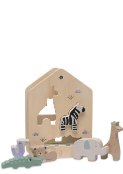 New Holz Sortierbox 'Jungle Jambo' Lernspielzeug|Holzspielzeug