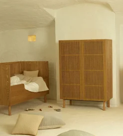 Hot 2-in-1 Bett 'Hai No Ki' Natural Ash 140 x 70 cm Kinder Babybetten & Kinderbetten|Babybetten