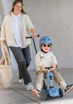 Sale 2in1 Kickboard 'Highwaykick 1 Push & Go' Laufräder & Helme