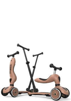 Online 2in1 Kickboard 'Highwaykick 1 Push & Go' Laufräder & Helme