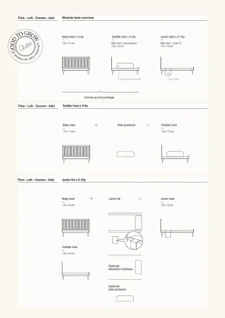 Online Junior Erweiterungsset 'Loft' Clay Kinder Babybetten & Kinderbetten|Babybetten