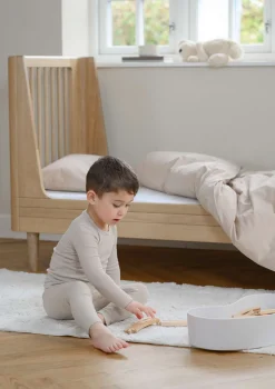 New Juniorbett 'Nature Junior Bed 2.0' Eiche 164,5 x 72,5 cm Kinder Babybetten & Kinderbetten|Babybetten