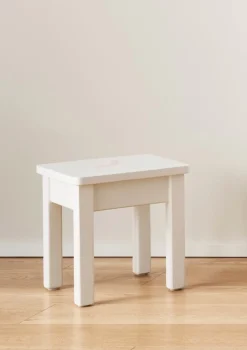 Discount Kinderhocker weiß handbemalt Kinder Kinderstühle & Kindertische