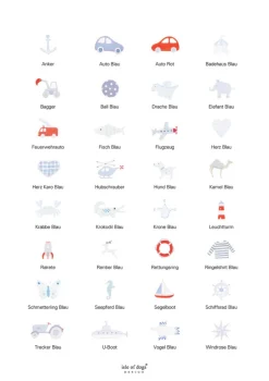 Kinderstuhl weiß handbemalt Kinder Kinderstühle & Kindertische