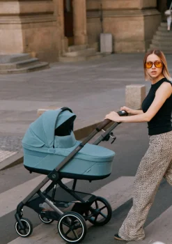 Best Kinderwagen 'Balios S LUX' Taupe / Stormy Blue Kinder Kinderwagen