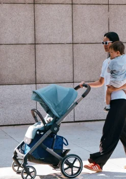 Hot Kinderwagen 'Balios S LUX' Taupe / Moss Green Kinder Kinderwagen