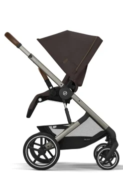 New Kinderwagen 'Balios S LUX' Taupe / Chocolate Brown Kinder Kinderwagen