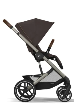 New Kinderwagen 'Balios S LUX' Taupe / Chocolate Brown Kinder Kinderwagen