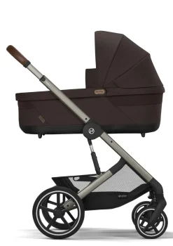 New Kinderwagen 'Balios S LUX' Taupe / Chocolate Brown Kinder Kinderwagen