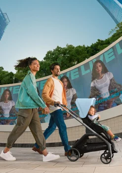 Discount Kinderwagen 'Dragonfly' Schwarz / Waldgrün Kinder Kinderwagen