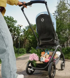 Discount Kinderwagen 'Dragonfly' Schwarz / Waldgrün Kinder Kinderwagen