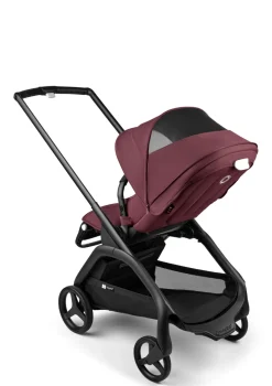 Clearance Kinderwagen 'Dragonfly' Schwarz / Dark Cherry Kinder Kinderwagen
