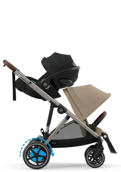 Sale Kinderwagen 'e-Gazelle S' Taupe / Almond Beige Kinder Kinderwagen|E-Kinderwagen