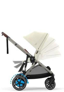 Hot Kinderwagen 'e-Gazelle S' Taupe / Seashell Beige Kinder Kinderwagen|E-Kinderwagen