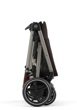 Kinderwagen 'e-Gazelle S' Taupe / Chocolate Brown Kinder Kinderwagen|E-Kinderwagen