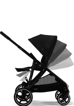 Outlet Kinderwagen 'Gazelle S' Black / Moon Black Kinder Kinderwagen|Geschwisterwagen