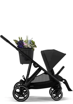 Outlet Kinderwagen 'Gazelle S' Black / Moon Black Kinder Kinderwagen|Geschwisterwagen
