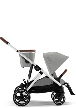 Sale Kinderwagen 'Gazelle S' Silver / Stone Grey Kinder Kinderwagen|Zwillingswagen
