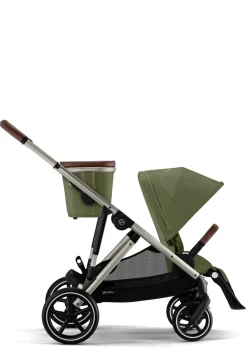 Online Kinderwagen 'Gazelle S' Taupe / Moss Green Kinder Kinderwagen|Zwillingswagen
