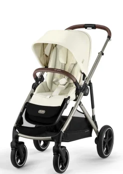 Outlet Kinderwagen 'Gazelle S' Taupe / Seashell Beige Kinder Kinderwagen|Zwillingswagen