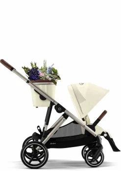 Outlet Kinderwagen 'Gazelle S' Taupe / Seashell Beige Kinder Kinderwagen|Zwillingswagen