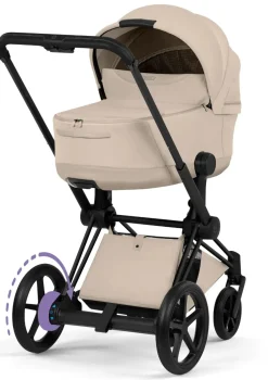 Best Kinderwagen-Set 'e-Priam Comfort' Cozy Beige Kinder Kinderwagen|Kinderwagen-Sets