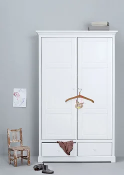 Clearance Kleiderschrank 'Seaside' 2-türig weiß Kinder Kleiderschränke & Regale