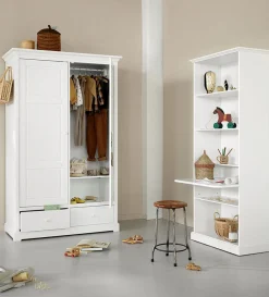 Clearance Kleiderschrank 'Seaside' 2-türig weiß Kinder Kleiderschränke & Regale