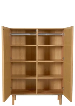 Kleiderschrank 2-türig 'Hai No Ki' Natural Ash Kinder Kleiderschränke & Regale