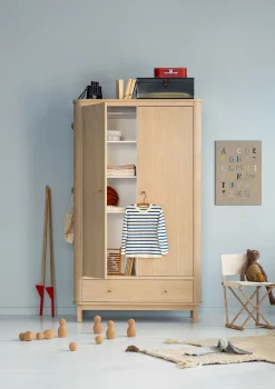 Discount Kleiderschrank 'Wood' 2-türig Kinder Kleiderschränke & Regale