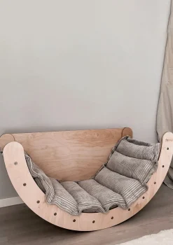 Outlet Kletterbogen Kissen Cord Koala Grau Kinder Spielbögen & Spieldecken|Spielzeug