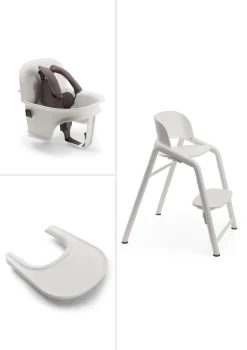 Clearance Komplettes Hochstuhl-Set 'Giraffe' Weiß Kinder Kinderstühle & Kindertische|Hochstühle