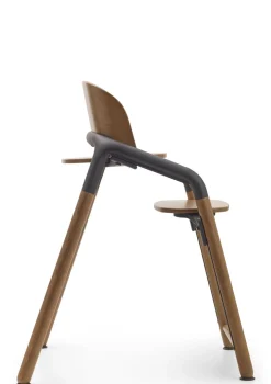 New Komplettes Hochstuhl-Set 'Giraffe' warmes Holz / Grau Kinder Kinderstühle & Kindertische|Hochstühle