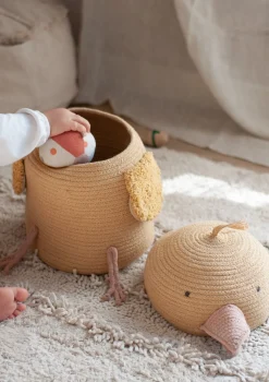Outlet Korb 'Charlie the chicken' Kinder Aufbewahrung