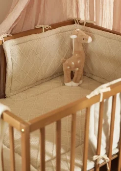 Clearance Krabbeldecke 'Check Knit' Oatmeal 95 x 75 cm Kinder Spielbögen & Spieldecken|Spielmatten & Spieldecken