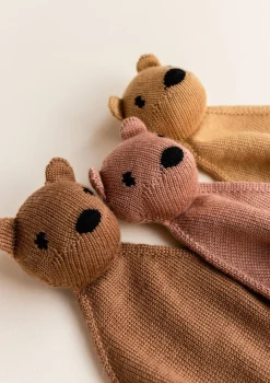 New Merino Schmusetuch 'Teddy Tokki' Schmusetücher|Schmusetücher